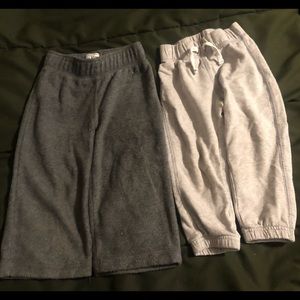 Set of gray sweat sweat pants
